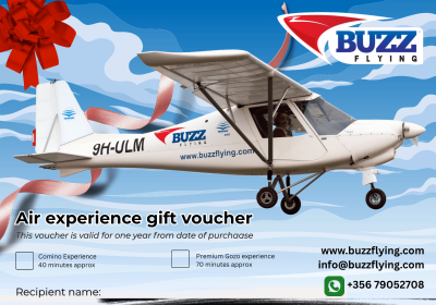 Air experience gift voucher 2026